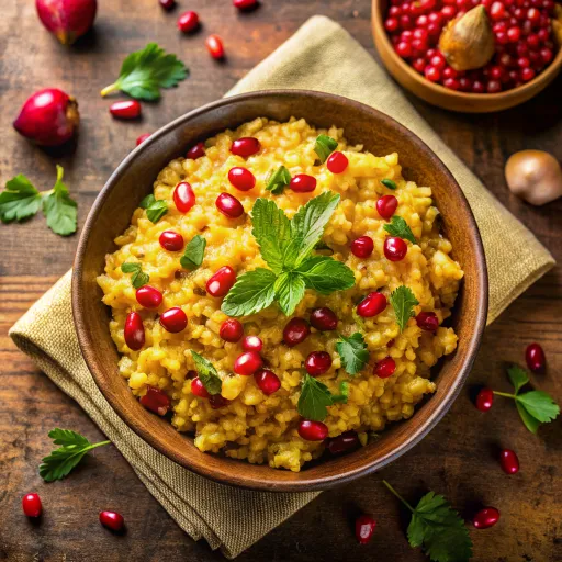 मसाला अनार सलाद खिचड़ी